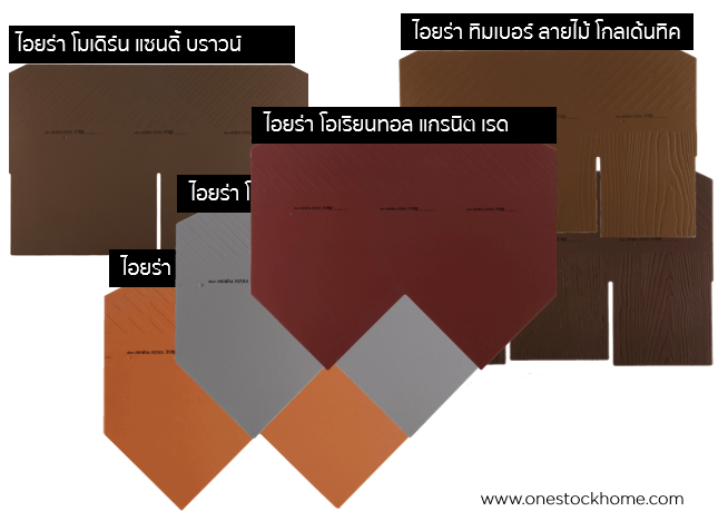 กระเบื้องไอยร่า เอสซีจี ไฟเบอร์ซีเมนต์ ราคาโรงงาน