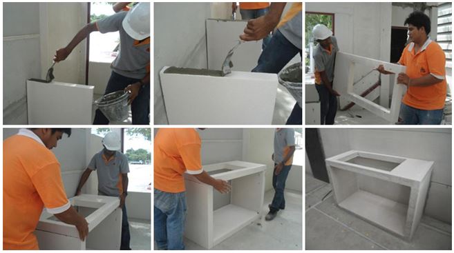q con counter installation