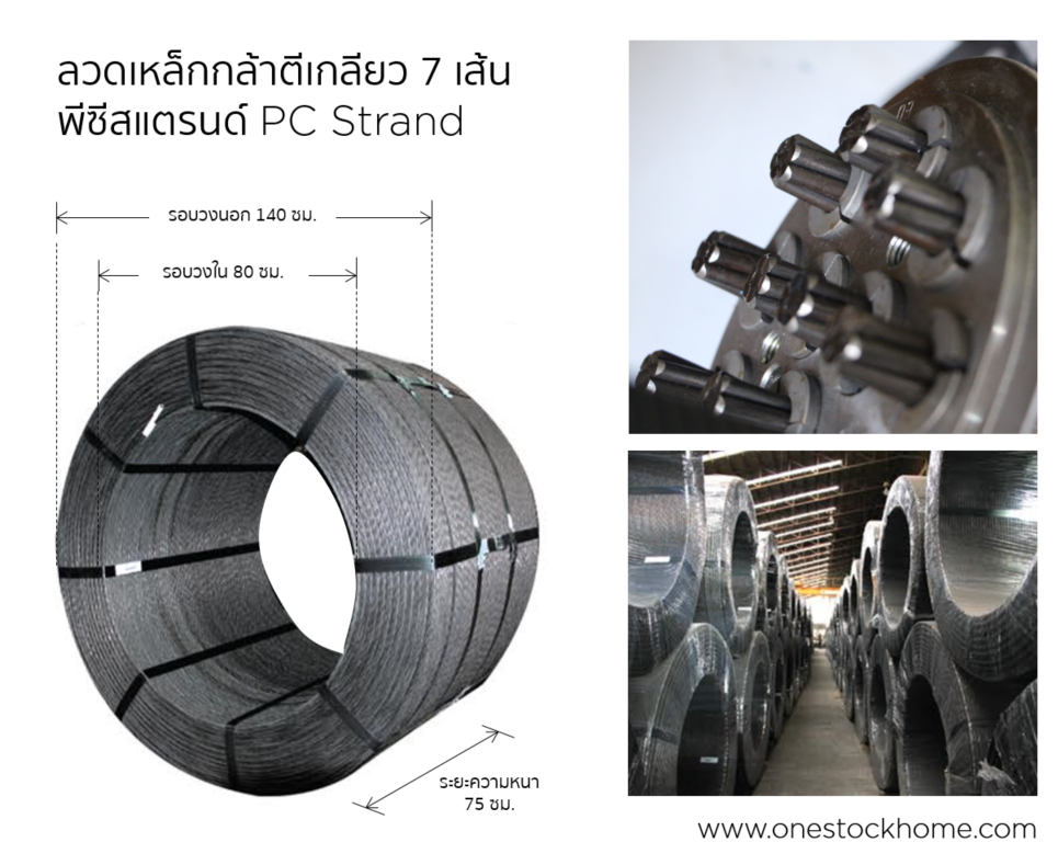 พีซีสแตรนด์,pc,strand,พีซีสแตน,พีซีสแตรนด์
