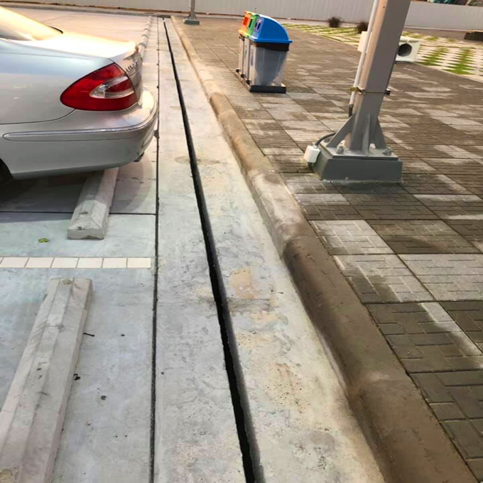 รางระบายน้ำรูปตัวโอ รางน้ำปากแคบ O Gutter ตัวอย่าง