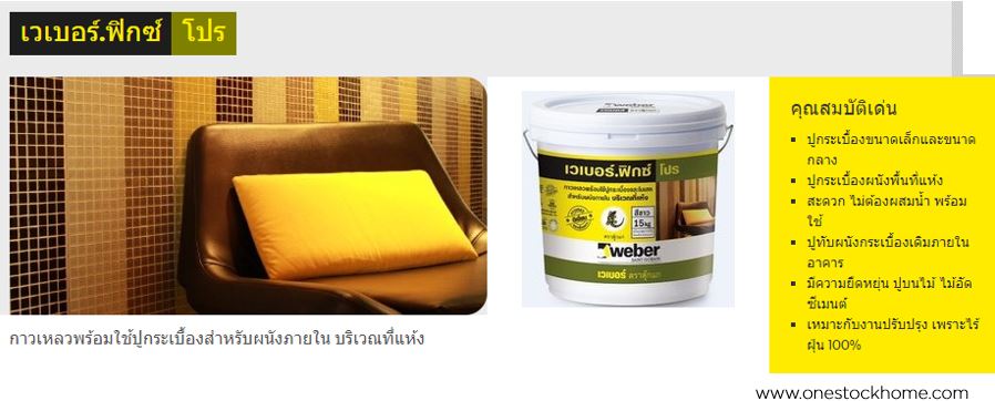 weber.fix pro,เวเบอร์ ฟิกซ์ โปร,เวเบ้อ,ฟิก,โปร