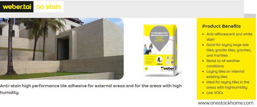 weber.tai,nostain,no stain,weber tile no stain,best price