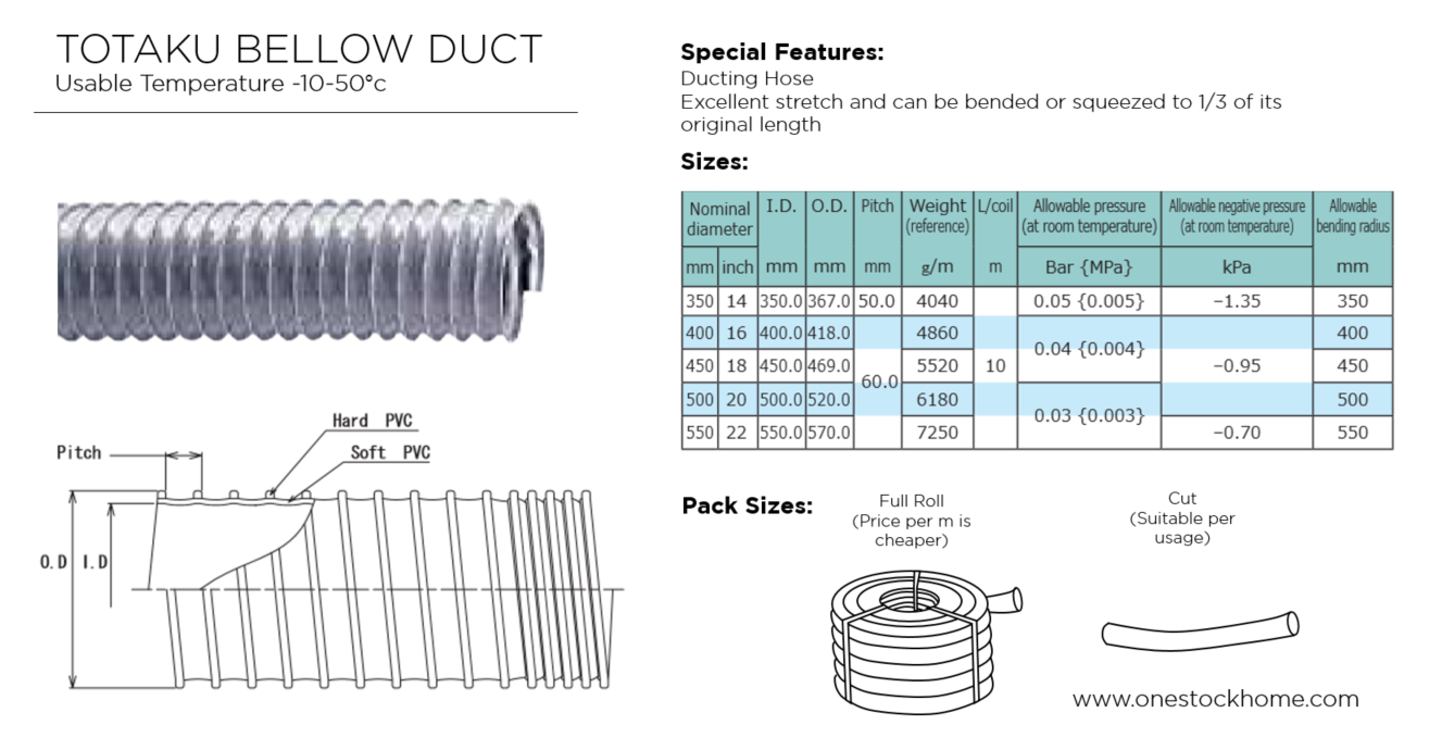totaku,bellow,duct,best,price,