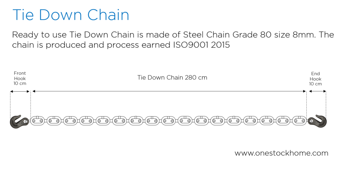 tie,down,chain,best,price,steel,chain,ready to use,