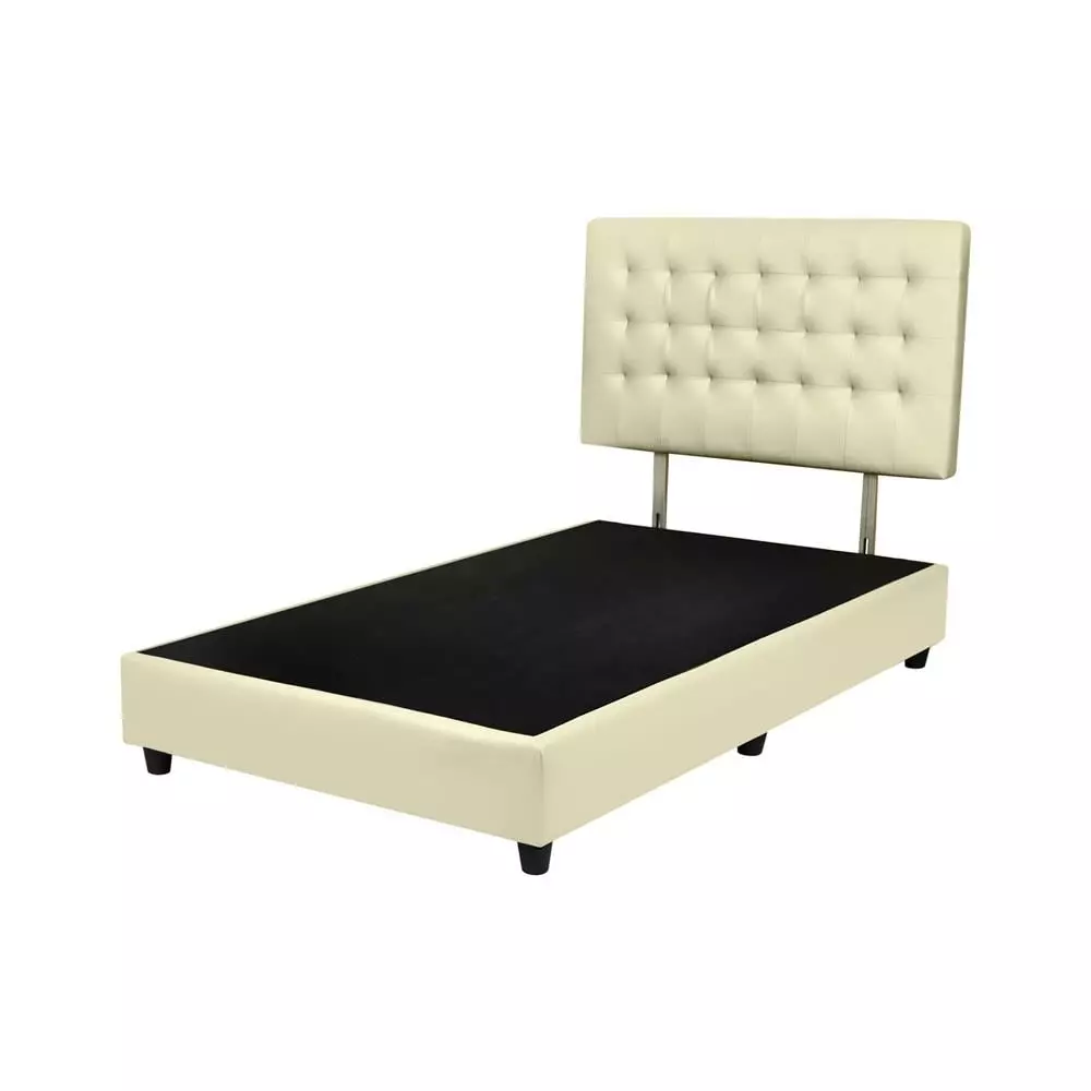 ฐาน+หัวเตียง MUNICH 3.5FT CREAM HLS (1175223)-1