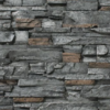 SCG Wall Tile True Touch Corner Extension Unit 10x5.5x15,25x1-3.5 cm Platinum Canyon Black