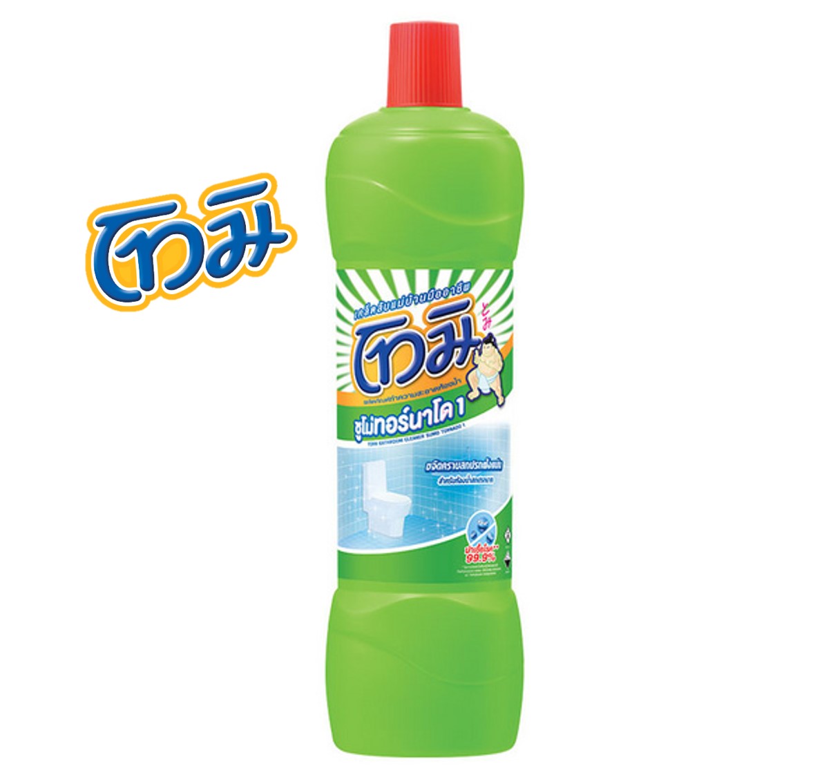 โทมิ ผลิตภัณฑ์ทำความสะอาดห้องน้ำ 850 มล. (สีเขียว)-1
