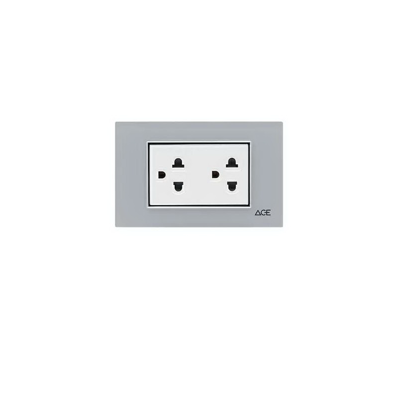 ชุดเต้ารับกราวน์คู่ รุ่น SC2SB สีเทา/ดำ-1