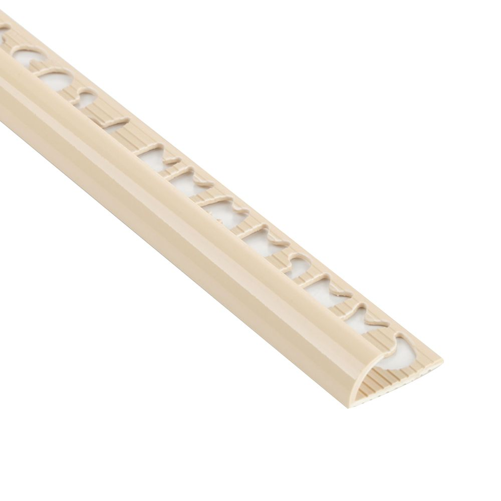 คิ้ว PVC ชาละวัน พลัส 8 มม. 2 ม. สีครีม (1133434)-1