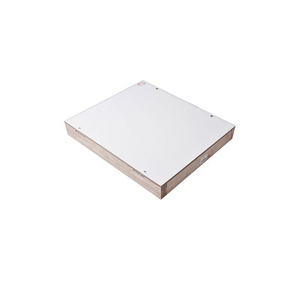 แผงไม้พร้อมบานพับ NEWTON รุ่น 11502353 ขนาด 12 x 14 นิ้ว สีขาว-1