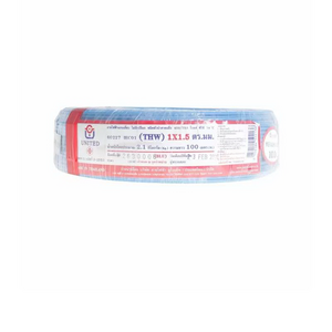 สายไฟ THW (IEC01) 1.5 x 100 เมตร สีฟ้า-1