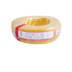 สายไฟ IEC01 THW 6x100 ม. สีเหลือง-1