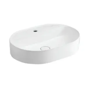 อ่างล้างหน้าวางบนเคาน์เตอร์ COTTO C003617(WH) เซนเซชั่น-แคปซูล สีขาว-1