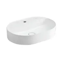 อ่างล้างหน้าวางบนเคาน์เตอร์ COTTO C003617(WH) เซนเซชั่น-แคปซูล สีขาว