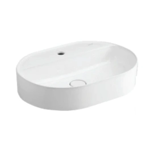 อ่างล้างหน้าวางบนเคาน์เตอร์ COTTO C003617(WH) เซนเซชั่น-แคปซูล สีขาว-1