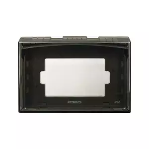 หน้ากากกันน้ำ 3 ช่อง PANASONIC WEG8981K สีชาใส (1176891)