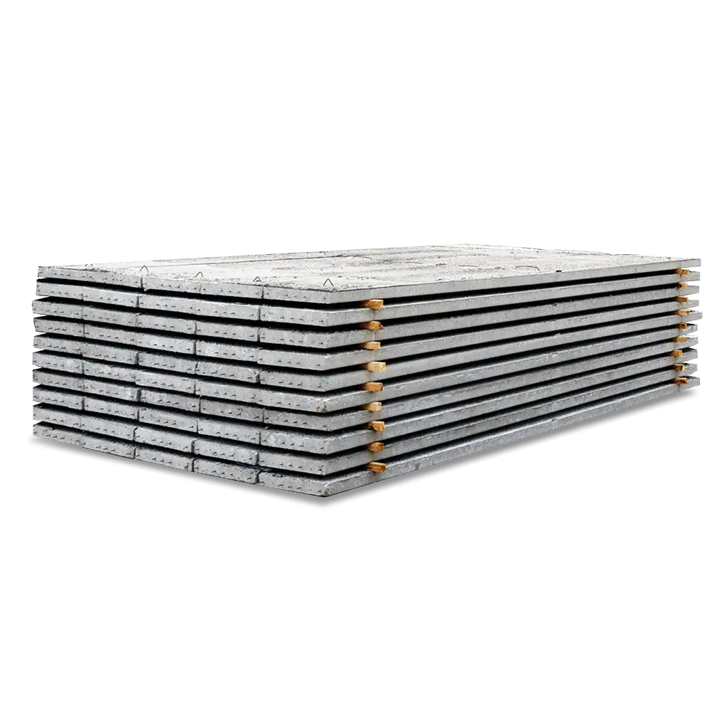 Flat Bottom Prestressed Concrete Slab 6 Wires Width 0.35 m Thickness 5 cm Length 1.7 m TIS-1