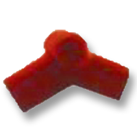 Red Adjustable End Ridge Upper SCG Roman Tile Hybrid