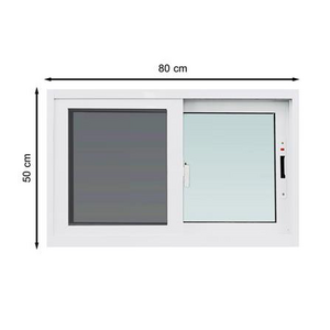 หน้าต่างAlu.S-S มุ้ง TK 80x50cm ขาว (1183861)-1