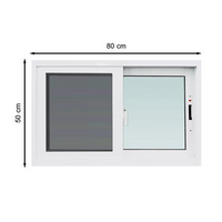หน้าต่างAlu.S-S มุ้ง TK 80x50cm ขาว (1183861)