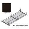 Hook On Galvanized Steel Ceiling R-H200 Metalworks Dark Walnut 1200x600 mm M1 Non Perforated
