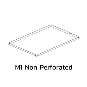 ฝ้าอลูมิเนียม คลิป-อิน Metalworks R-Clip F 1 มม. White แผ่นเรียบ M1 Non Perforated-1