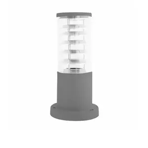 โคมไฟหัวเสา รุ่น A119-108-PT สีเทา FINEXT-1