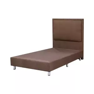 ฐาน+หัวเตียง NATHAN 3.5FT BROWN HLS (1194020)-1