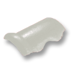 ครอบโค้งชนผนัง กระเบื้อง CT ตราเพชร Gran Onda เงินกุลพันธ์ 212WD002205-
