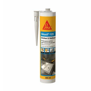 ซิลิโคนไร้กรดกันเชื้อรา SIKA 129 สีใส 300 มล. (1157224)
