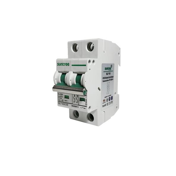เซอร์กิตเบรกเกอร์ รุ่น DC SL7-63NP (2P) 32A 550V สีขาว-1