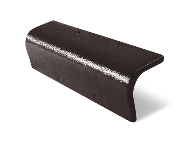 ครอบข้าง กระเบื้อง CT ตราเพชร Gran Onda น้ำตาลนราวดี 212RK002308-1