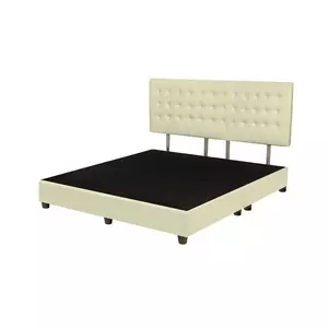 ฐาน+หัวเตียง MUNICH 5FT CREAM HLS (1175166)-1