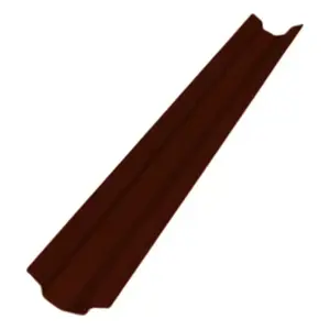 แผ่นรางน้ำตะเข้ แบบที่ 2 Girth 457 มม. บลูสโคปแซคส์คูล สีเนเชอรัล บราวน์ PZACS AZ70 0.40 มม.-1