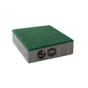 บล็อกปูพื้น SCG ศิลาเหลี่ยม คูลพลัส 20X20X6 ซม. ซอฟท์กรีน 8851740020207