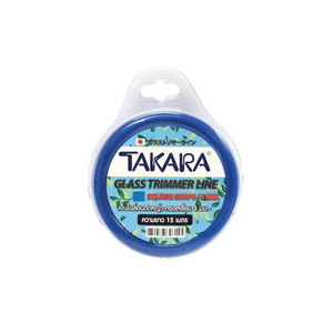 เอ็นตัดหญ้า TAKARA เหลี่ยม 3mmx15m สีฟ้า (1185376)-1