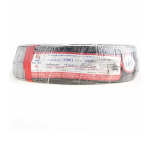 สายไฟ IEC01 THW 4 x 100 เมตร สีดำ-1