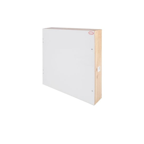 แผงไม้พร้อมบานพับ NEWTON รุ่น 11502362 ขนาด 16 x 18 นิ้ว สีขาว-1