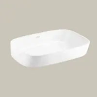 อ่างล้างหน้าวางบนเคาน์เตอร์ COTTO C001127 รุ่นซิลน์ ขนาด 555 มม. ไม่มีรูก๊อก