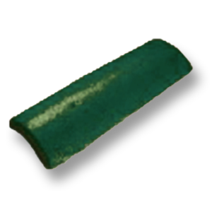 ครอบข้างชนผนัง กระเบื้อง CT ตราเพชร Gran Onda เขียวสนฉัตร 212WG003602-