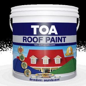 Toa R800 สีทาหลังคา สีทาหลังคา TOA #R582 เทาเหมันต์ 1แกลลอน | OneStockHome