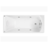 KOHLER K-78240X-K1-0 อ่างอาบน้ำอะครีลิคระบบน้ำวน รุ่น แพททีโอ 1600 ปุ่มกดข้างซ้าย
