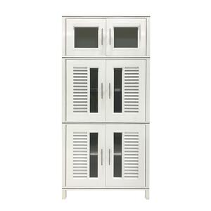 Double cabinet PLAT. CURVE 90x67.8CM GY (1160369)-1