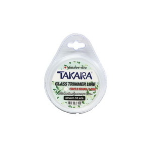 เอ็นตัดหญ้า TAKARA แบบกลม 3mmx10m สีใส (1185440)-1
