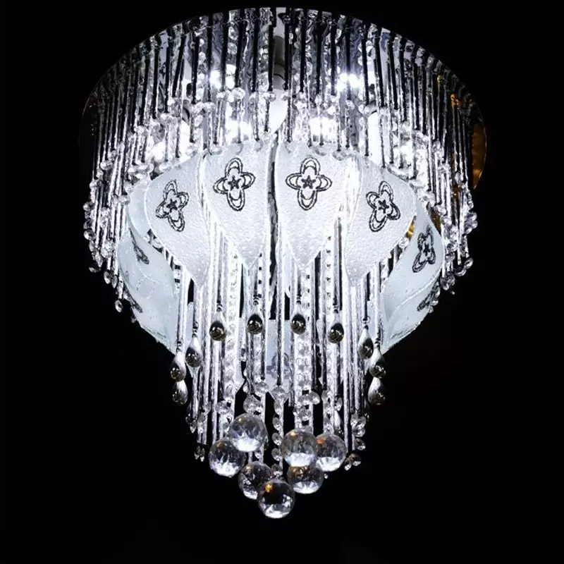 โคมไฟถาด LED คริสตัล 50 ซม. รุ่น AM1922 VANEZZA-1