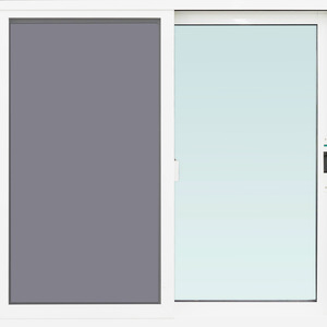 หน้าต่าง UPVC S-S สีขาว TAKESHI 100x110CM (1183961)-1