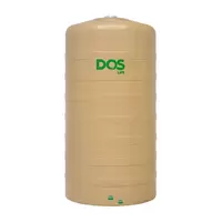 ถังเก็บน้ำ DOS รุ่น Porcio 3000 ลิตร DRT ครีม ทรงเตี้ย COM-08/CM-3000L