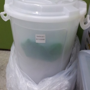 ถังน้ำกลมพร้อมฝาล็อค PLIM 333/A 62L สีขาว (1021876)