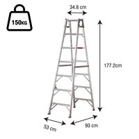 7' A-I MATALL HEAVY-DUTY LADDER