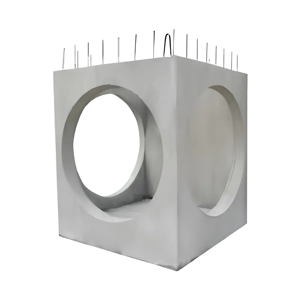 Man Hole Concrete 3 way 30cm. Size 66x66cm. RB9 @15 Internal size 50x50x8/10x100cm.-1